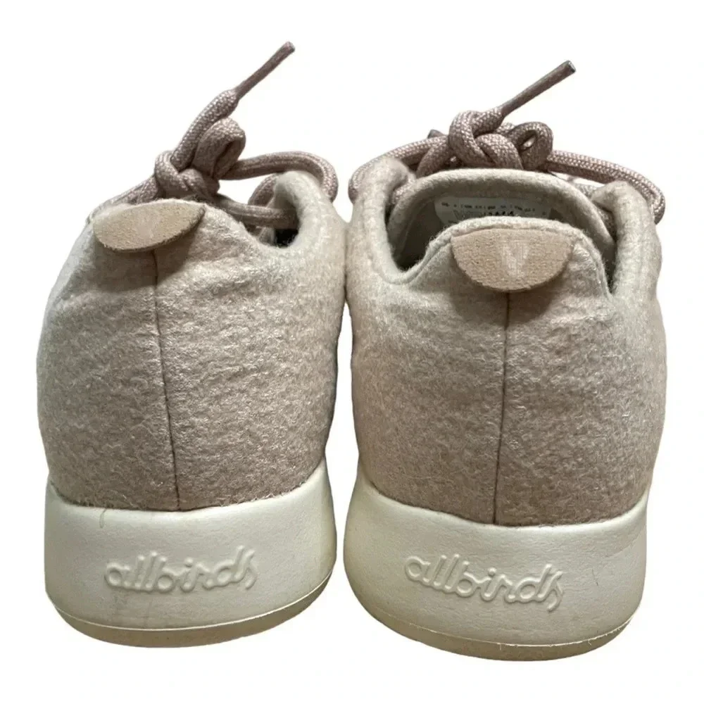 Allbirds Women’s Sneakers The Wool Runner Tennis Shoe Beige Size 6